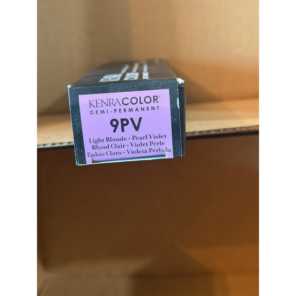 Kenra Demi Permanent Hair Color 9PV Light Blonde Pearl Violet Creme Ammonia-Free